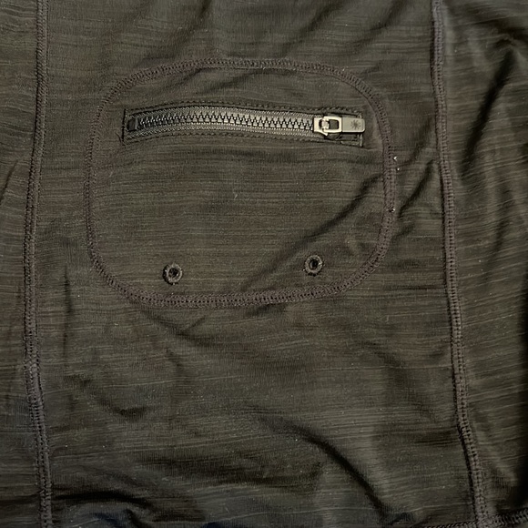 ATHLETA Pacifica XS Half Zip short Sleeve Top ZIPPER POUCH - Picture 8 of 8